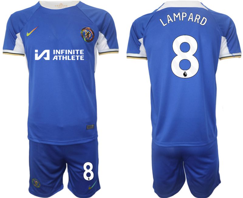 Men 2023-2024 Club Chelsea FC home blue #8 Soccer Jersey->customized soccer jersey->Custom Jersey